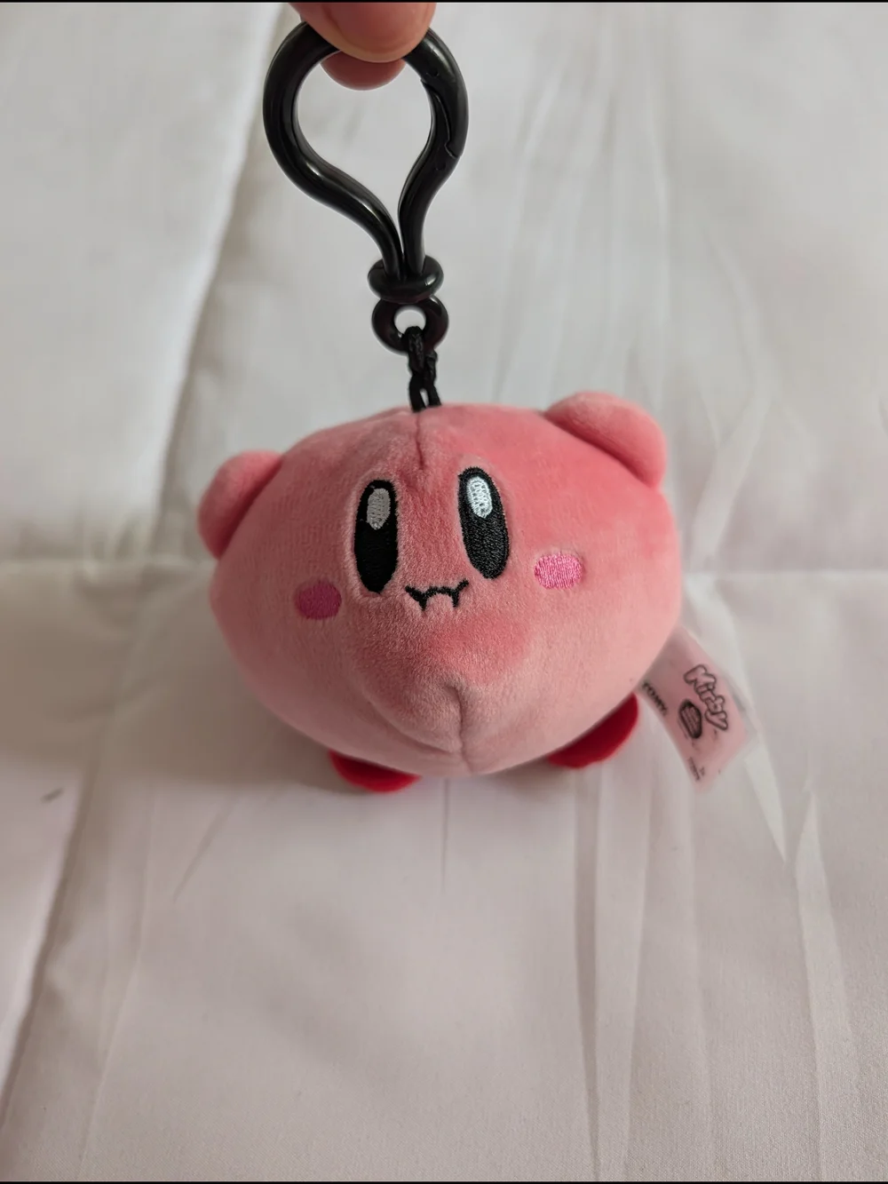 Pink Plush Kirby Keychain - Kids Accessories